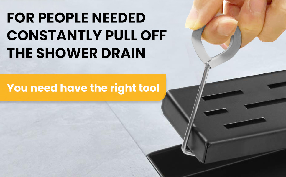 ARIOSOX 2Pack Shower Drain Hook for Drain Cover Removal