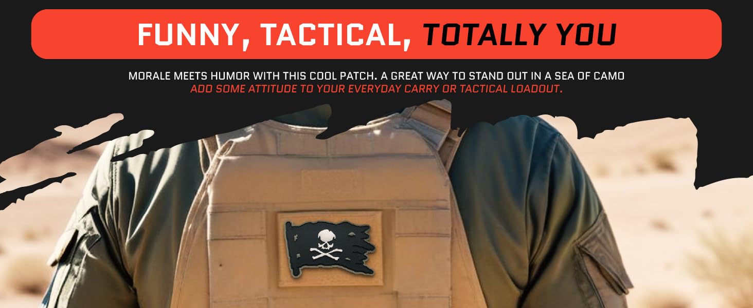 glow-in-the-dark PVC patches with funny and tactical designs laid out on a flat surface