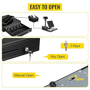 Cassetto Contanti Quadrato da 13"