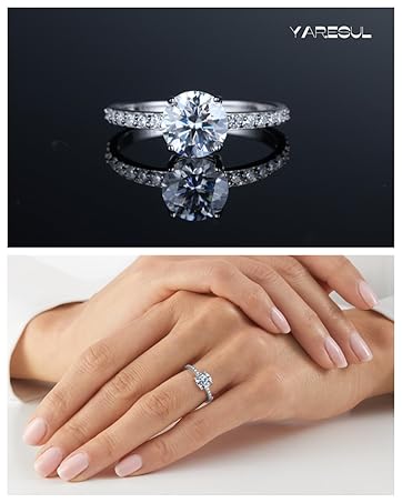 Moissanite Wedding Rings