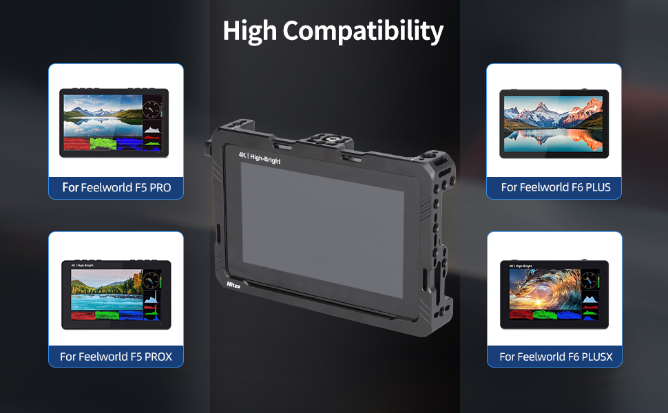 Feelworld F5 PRO/F5 PROX /F6 PLUS/ F6 PLUSX monitor cage