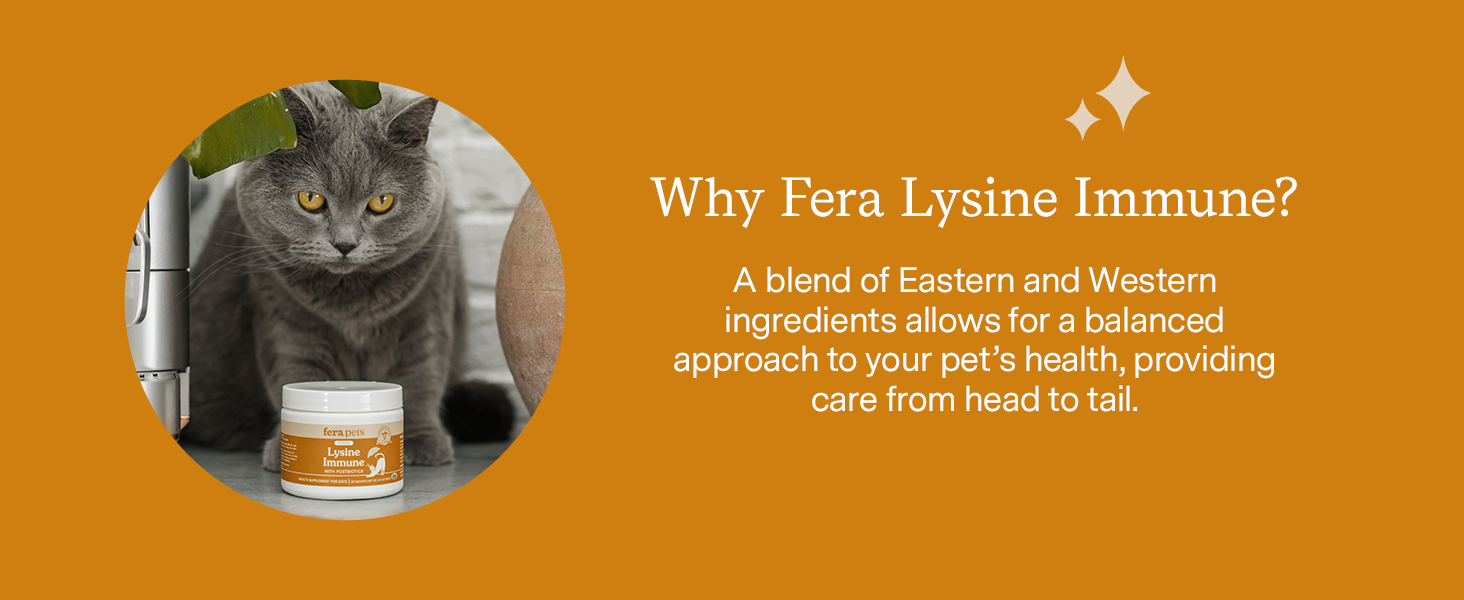 A blend of Eastern and Western ingredients allows for a balance approach to your pet's health