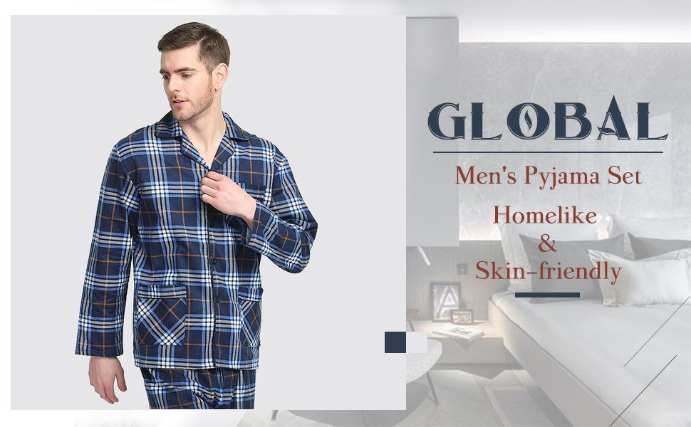 schlafanzüge für herren flanell