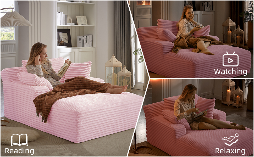 Oversied Chaise Lounge