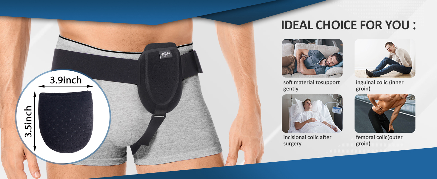 Leistenbruchgürtel für Männer