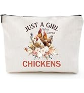 Sitsink Funny Gifts for Chicken Lovers - Just a Girl Who Loves Chickens Unique Gifts for Women, R...