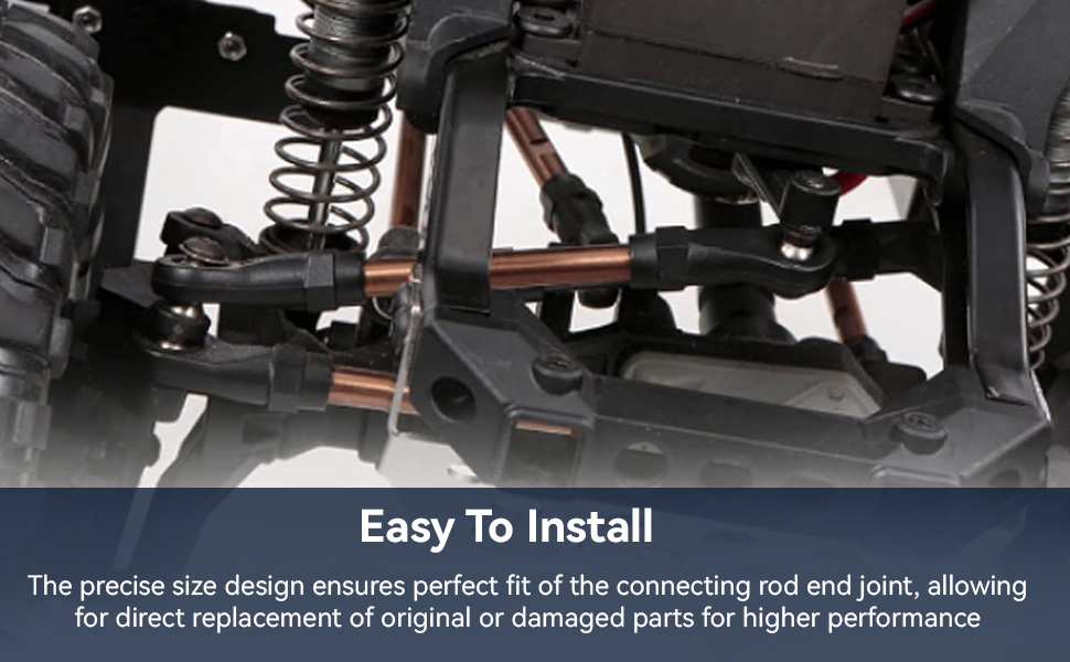 30pcs Link Rod End M4 Ball Joint Head for RC Crawler Car M4 Link