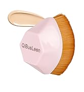 QiBusLeen Kabuki Foundation Makeup Brush Multifunctional Face Powder Brush Flat Top Petal Shaped ...