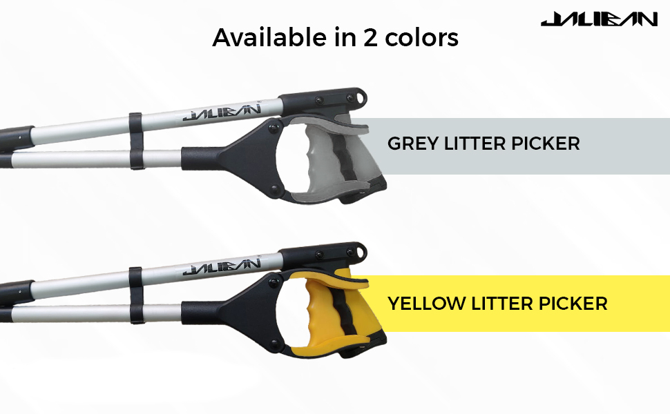 Jaliban Litter Pickers 32" Long Foldable Disability Aids Grabber Stick