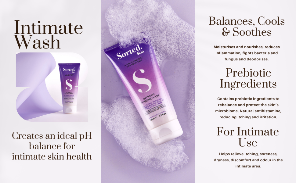 Sorted Skin Intimate Hygiene Wash, Intimate Wash Supports Balanced pH