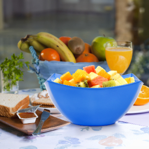 Hacaroa Set of 6 Plastic Square Salad Bowls