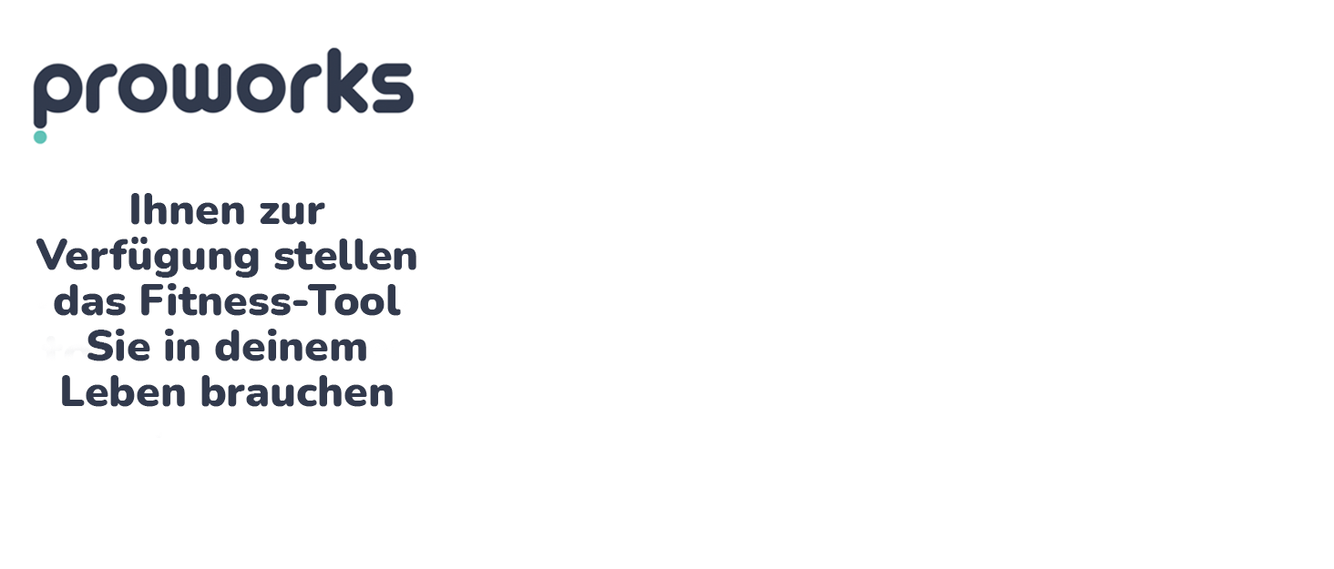 Proworks Yogamatte, umweltfreundlich, NBR, rutschfeste Übungsmatte mit