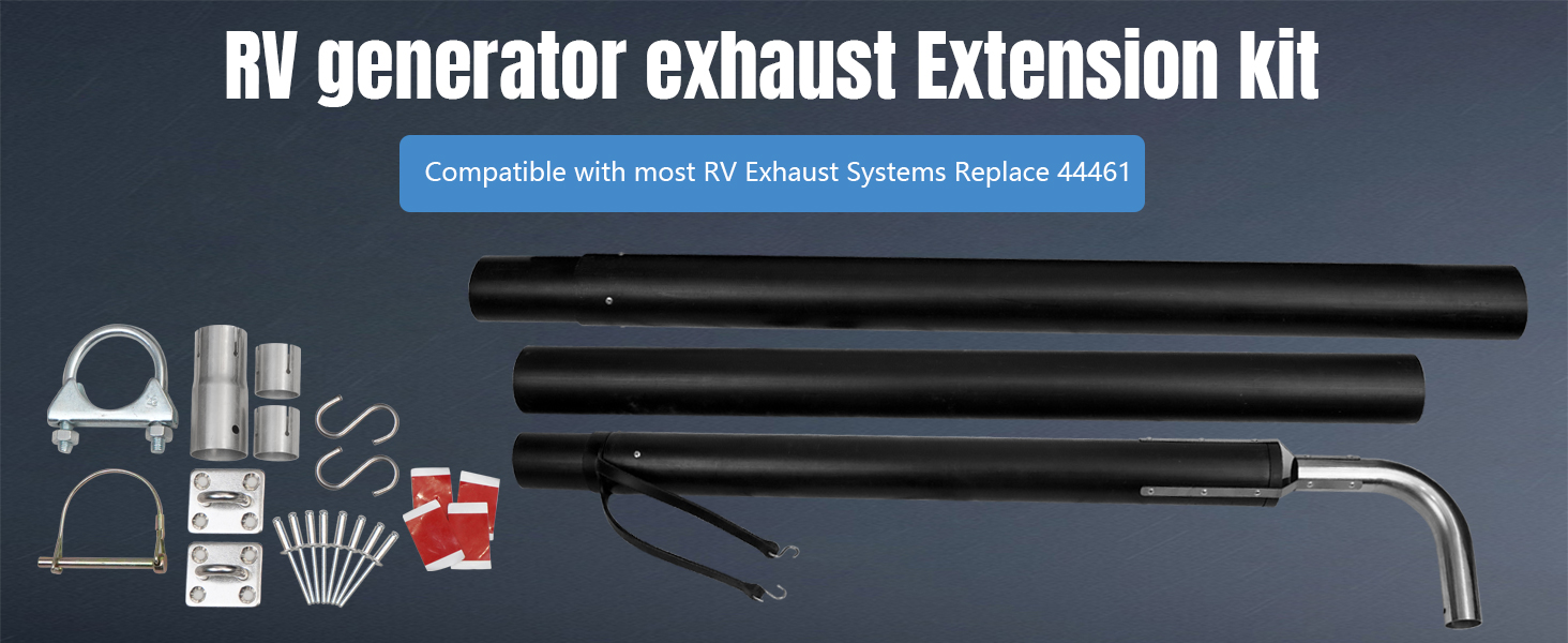 ZIBOPAR compatible with RV Generator Exhaust Venting System