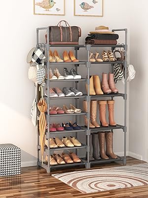 Closet shoe rack