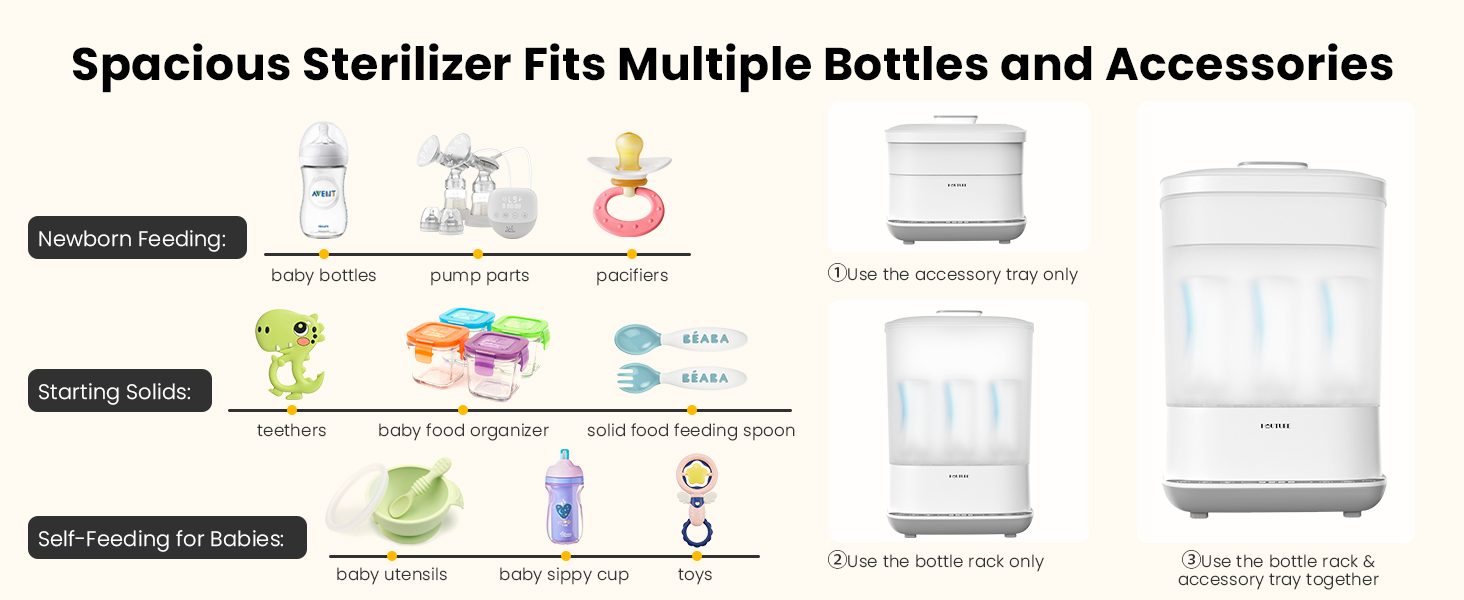 baby bottle sanitizer and dryer