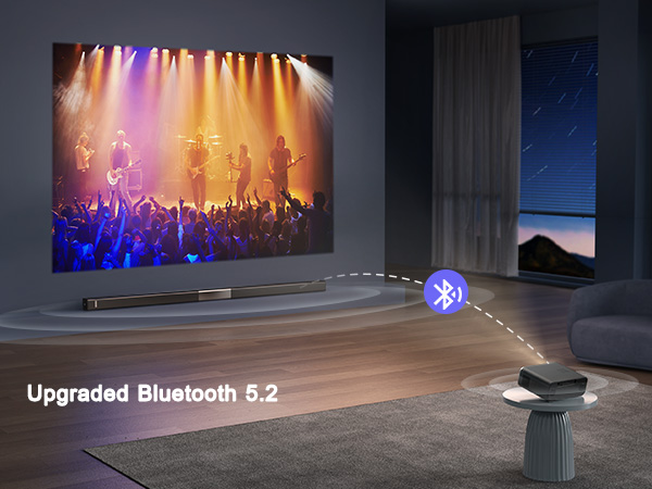 Bluetooth projector