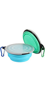 Dog bowls with lids