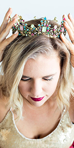 Baroque Queen Tiaras and Crowns for Women