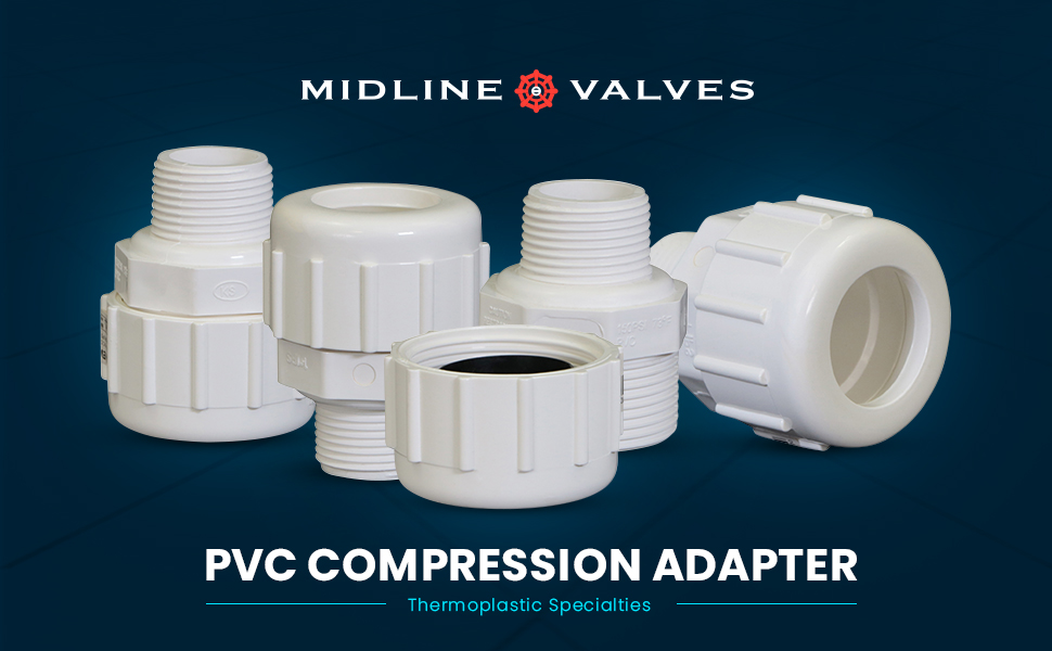 Amazon.com: Midline Valve 587DB112 PVC Compression x Male