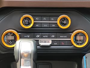 Air Conditioner Headlight Audio 4WD Switch Knob Cover for New Bronco