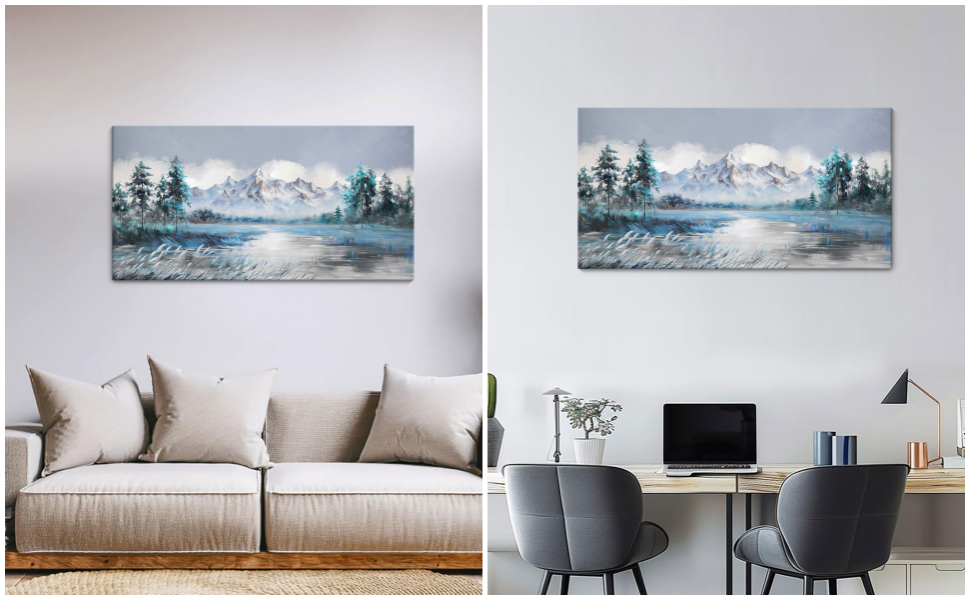 JEAWA Nature Canvas Wall Art Decor Landscape Canvas for