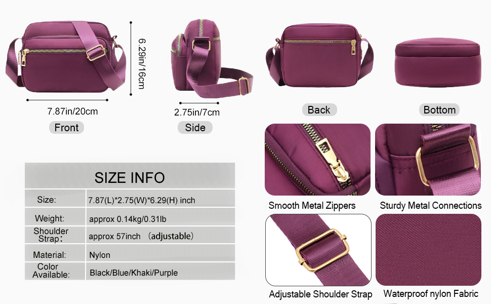 multi-pocket handbags