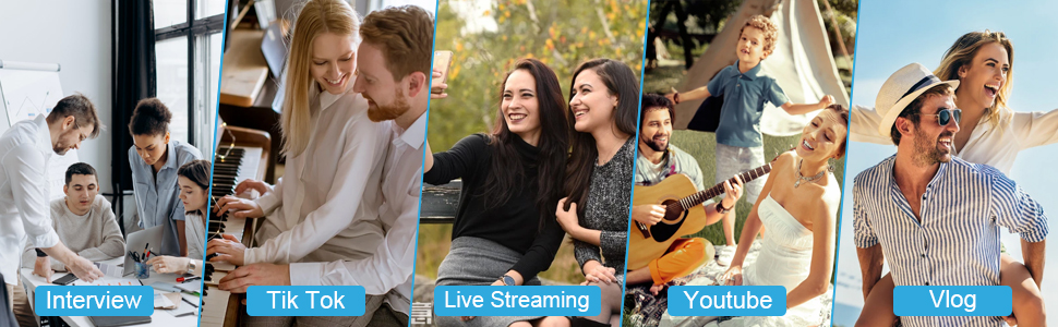 Wireless Microphone for iPhone iPad