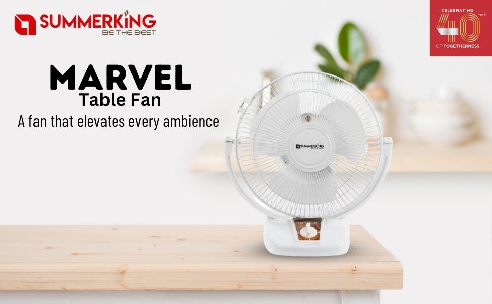 Buy SUMMERKING Marvel 300mm High Speed Motor All Purpose Table Fan