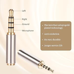 2.5mm to 3.5mm adapter