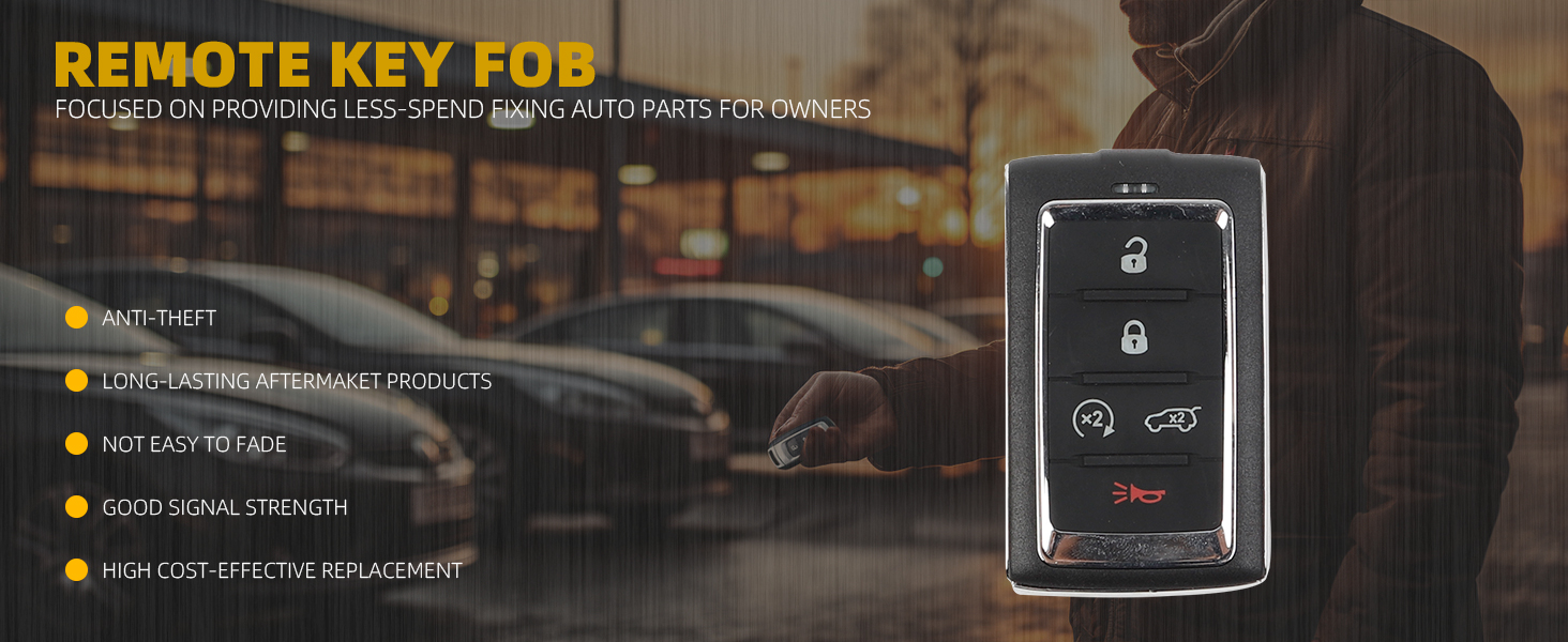 Key Fob Replacement Jeep Grand Wagoneer Cherokee L Keyless Entry Remote Control 68469565 68377534
