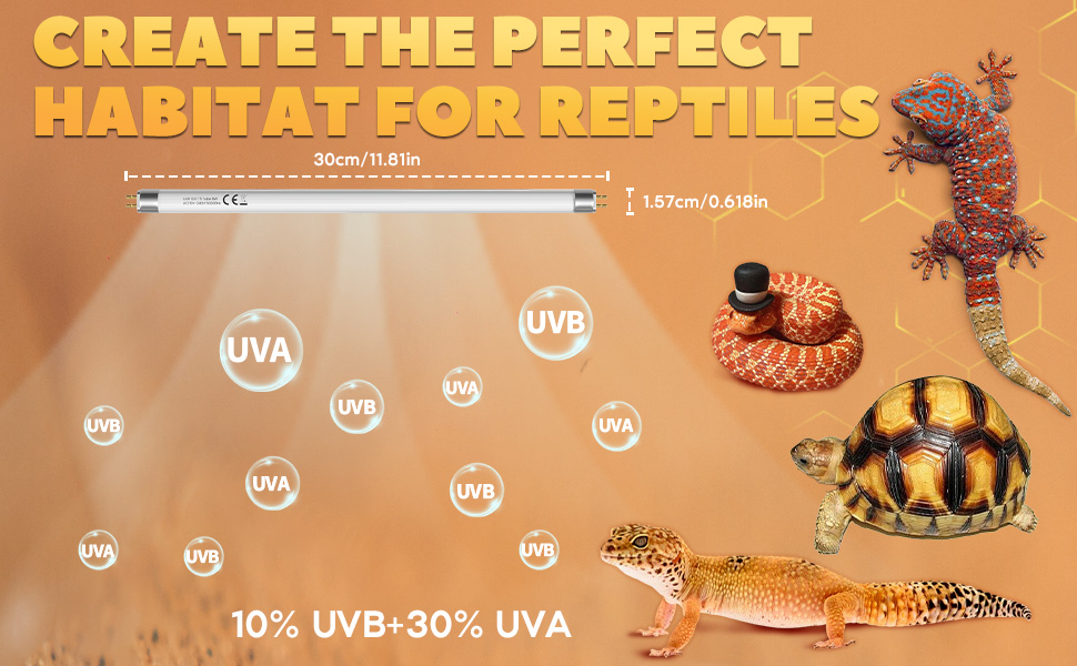 t5 10.0 uvb reptile light