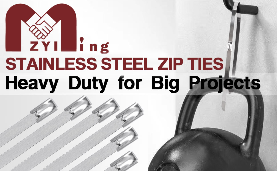 stainless steel zip ties amazon