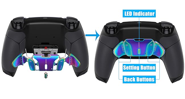 PlayStation4 - T-rise eXtremeRate Turn Rise to RISE4 Kit – Redesigned Classic Gray
