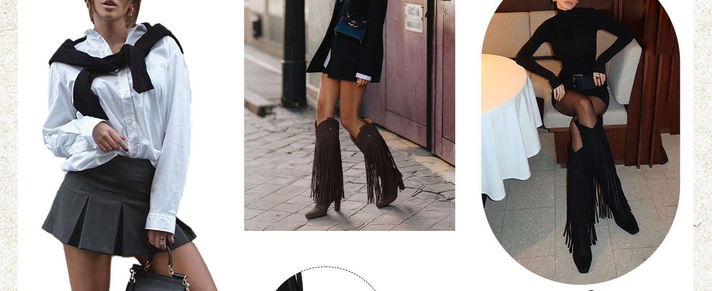 fringe boots