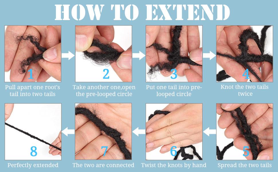 How To Extend The Nu Soft Locs Crochet Hair