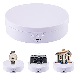 Amazon｜ZitFRi 電動回転台 電動 ターンテーブル USB給電可能