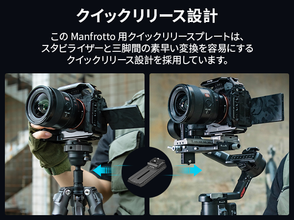 Amazon | SmallRig クイックリリースプレートアダプター