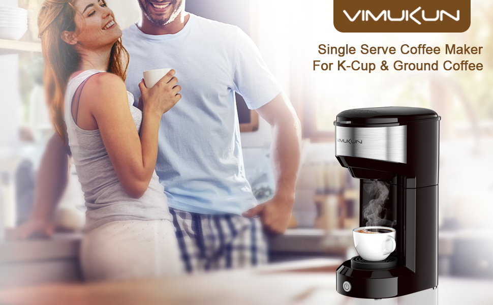 Vimukun Single Serve Coffee Maker Brewer for KCup Cup
