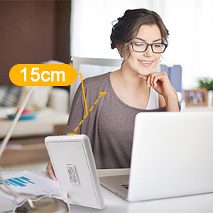 SAD Lamp, Light Therapy Lamp 10000 Lux, SAD LED Lights with 5 Brightness Modes,