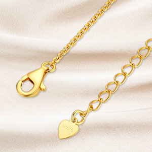 300-4 compass necklace gold lobster clasp