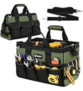 UUP Heavy Duty Tool Bag 15-Inch, 16-Pocket Portable Tool Box Organizer Storage, Tactical Tote Bag...