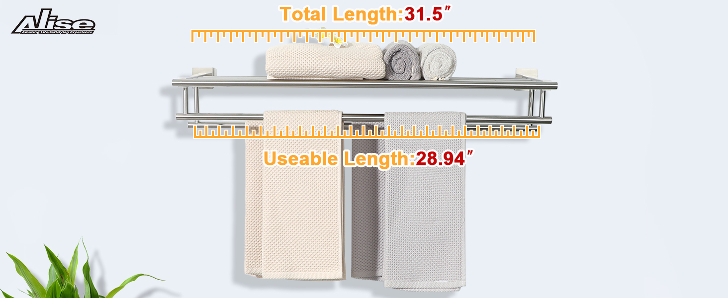 towel rack for bathroom wall