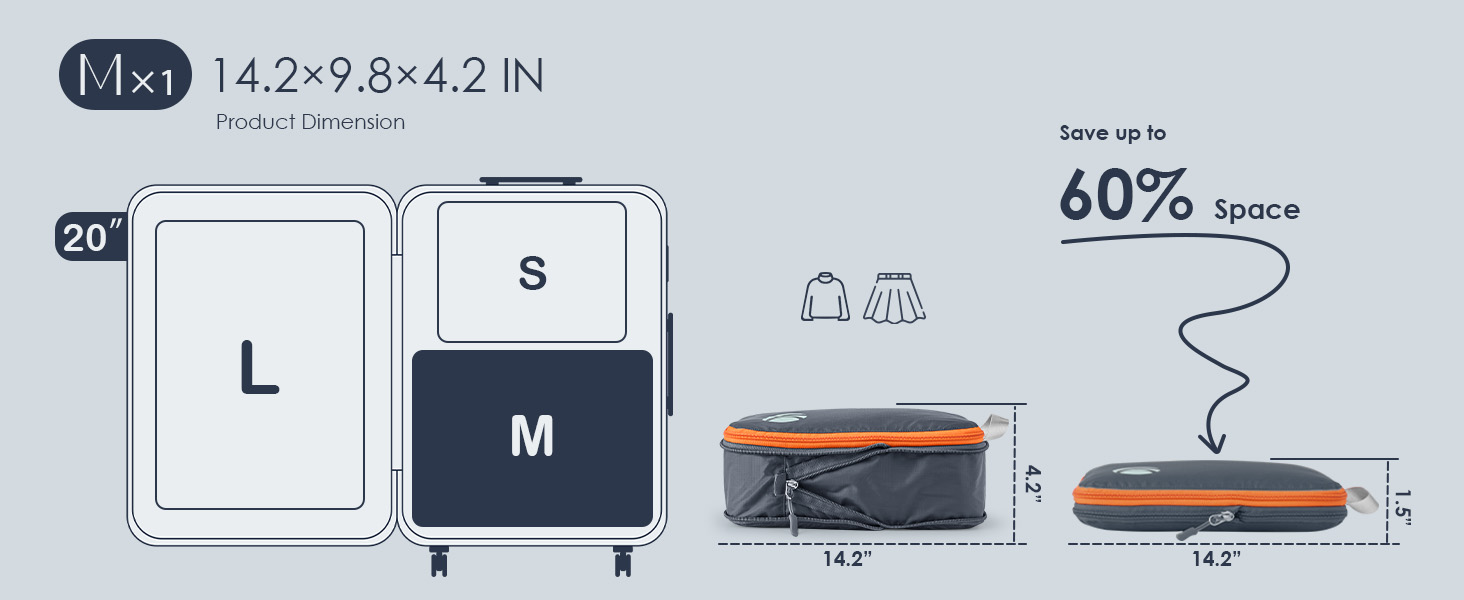 compression packing cubes