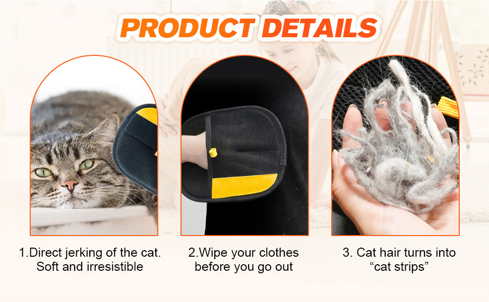 Pet Hair Removal Gloves