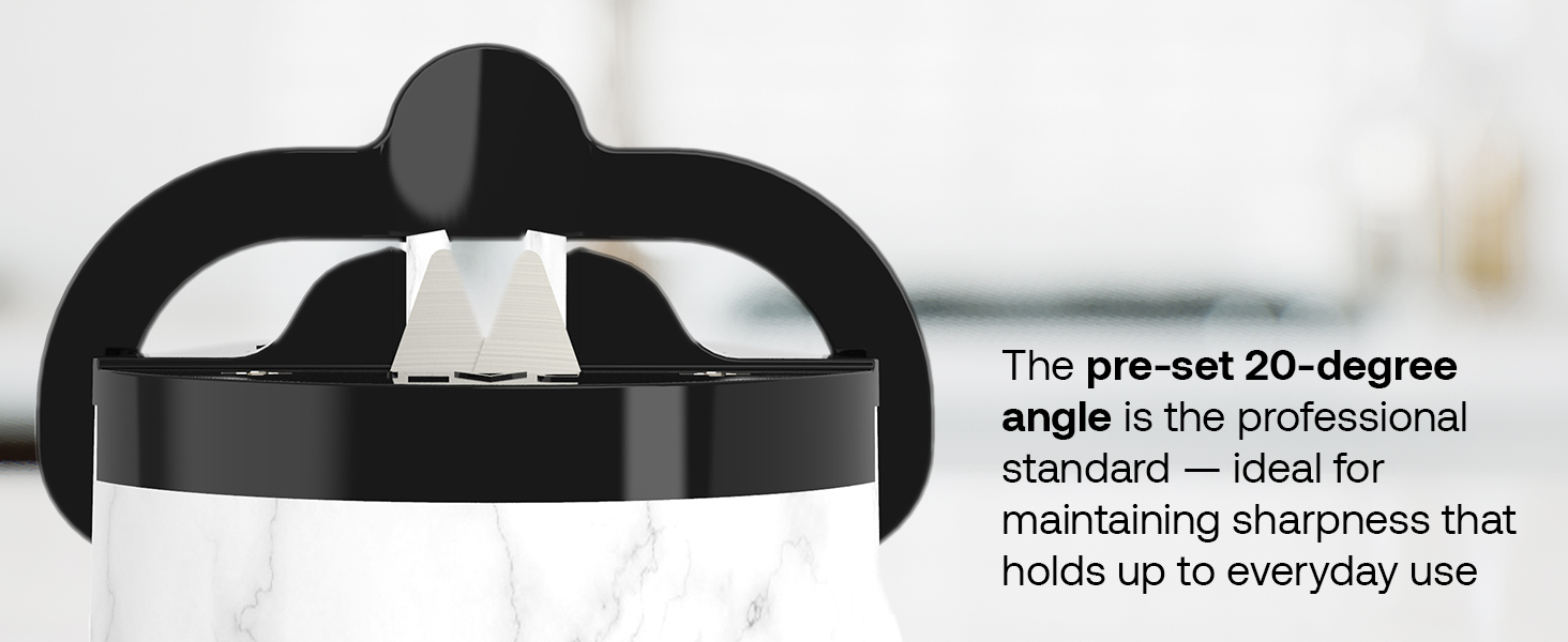 AnySharp EDITIONS Hands Free Knife Sharpener Easy to Use Sharpening Tool