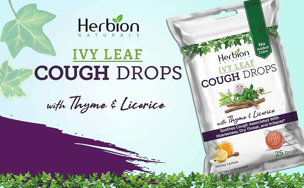 Mua Herbion Naturals Cough Drops with Ivy Leaf, Thyme & Licorice