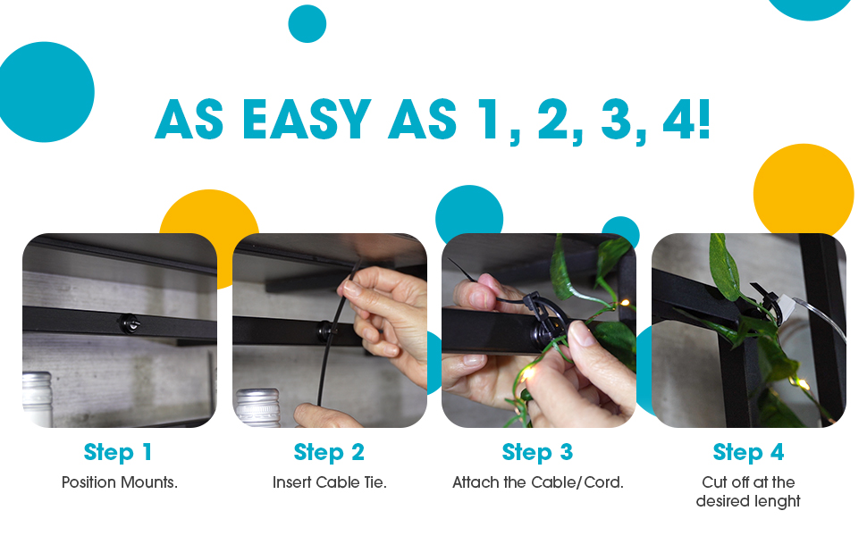 Mua HATSBI. Multipurpose Cable Zip Tie Mounts Neodymium