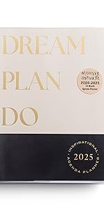 Dream Plan Do - 2024-2025 18-Month Inspirational Planner with Devotions (July 2024 - December 2025)