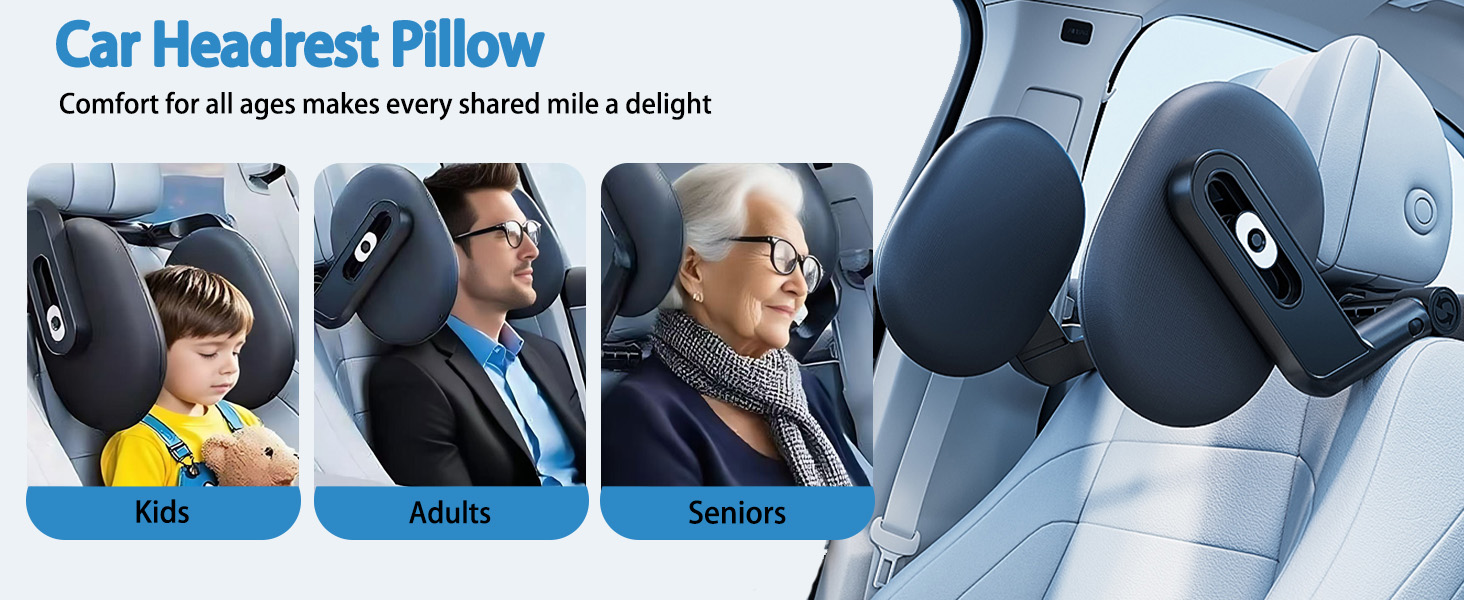 Car Headrest Pillow