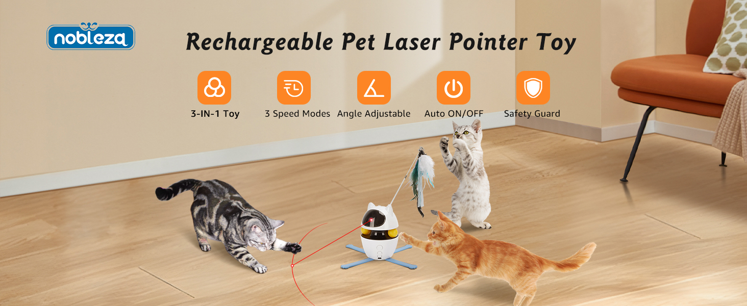 Rechargeable Cat Laser Toy
